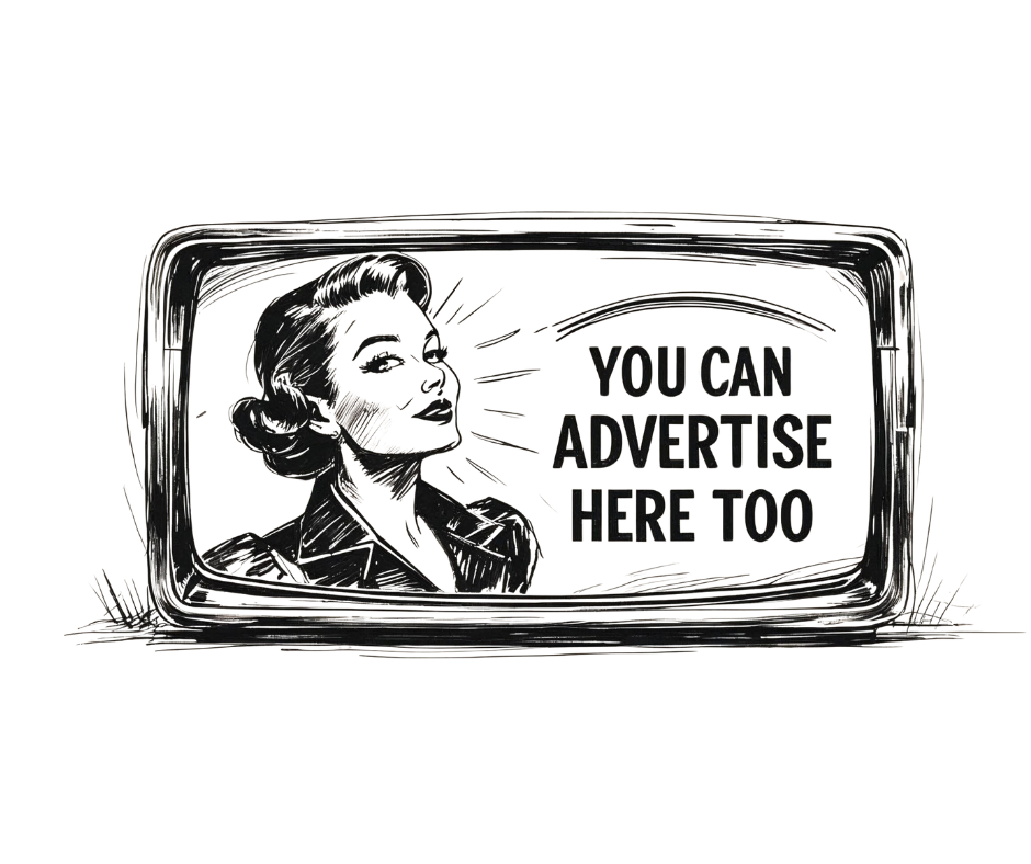 You can advertise here too